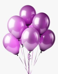 Purple-REFLEX-ROUND-LATEX-BALLOON-UGI-PARTY-2